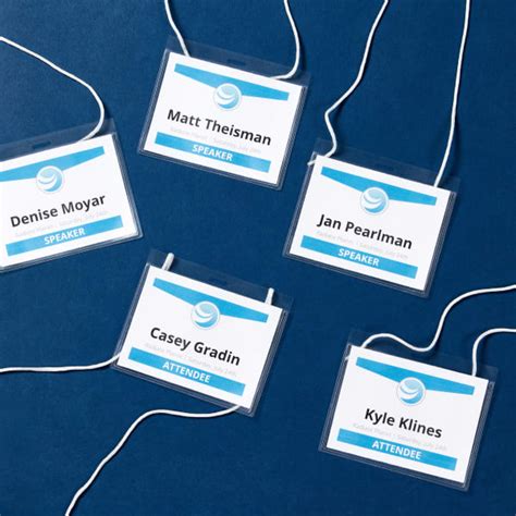 Corporate name tags