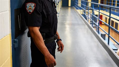 A Correctional Officer participating in training exercises