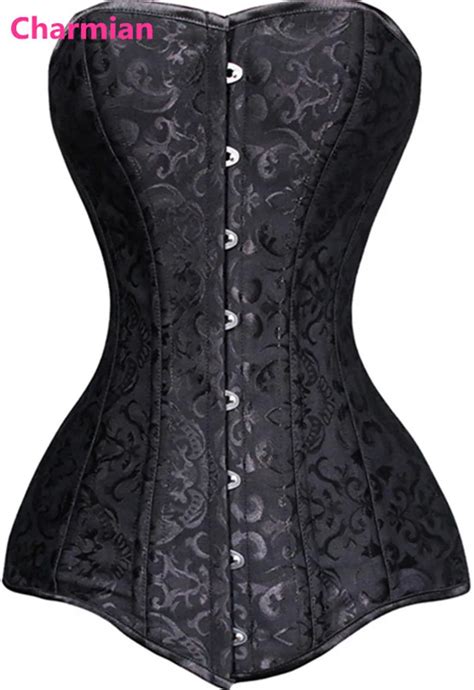 A corset is a close-fitting garment worn around the torso to provide support and shape.