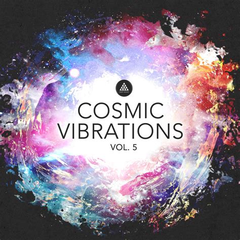 An illustration of cosmic vibrations, with swirling patterns and colors