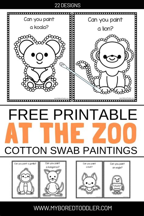 Cotton Swab Painting Animals