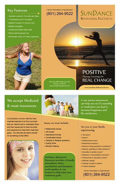 Counseling Brochure Template 7