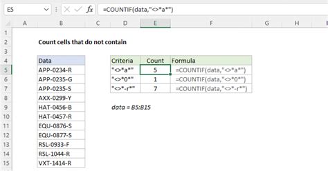 Count Cells Not Contain Value