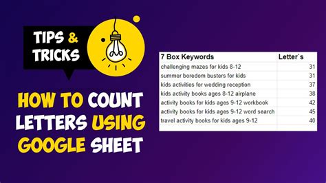 Count If Contains in Google Sheets Tips and Tricks