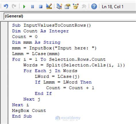 Count Rows in Excel VBA 5 Ways