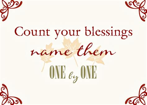 Count Your Blessings Printable