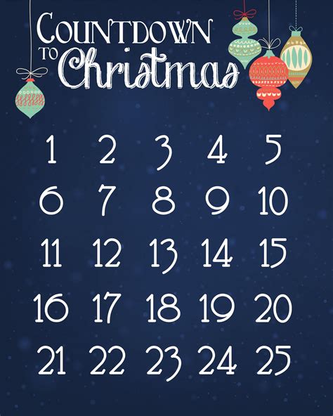 Christmas Countdown Calendar