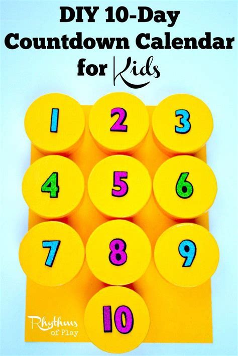 Countdown Calendar for Kids