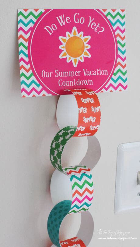 Countdown Calendar Ideas for Summer