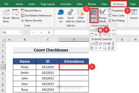 Using COUNTIF with Checkboxes in Google Sheets