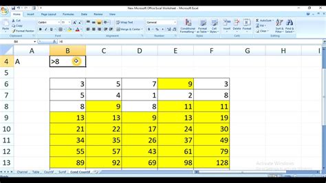 COUNTIF with conditional formatting examples