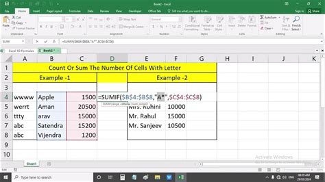 COUNTIF Excel Tips