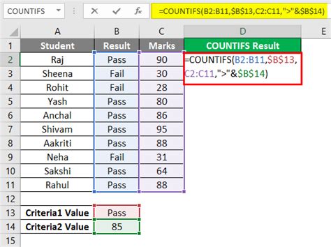 COUNTIFS Final