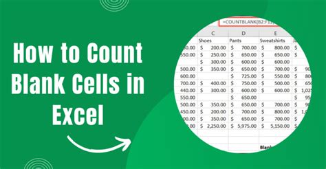 Counting Blank Cells in Excel