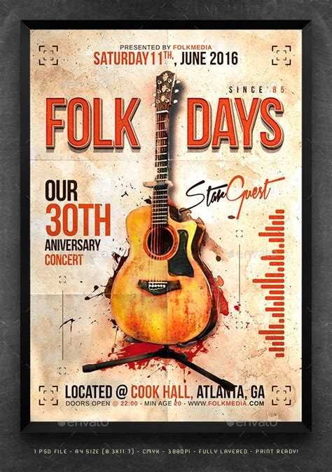 Country Folk Flyer Template