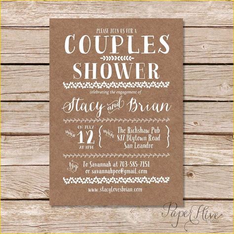 Couple Shower Invitation Ideas