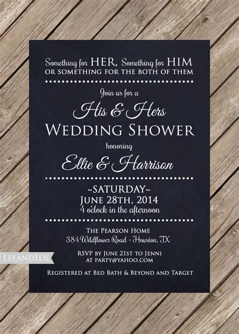 Couple Shower Invitation Wording