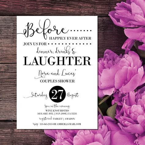 Couple Shower Invitation Wording