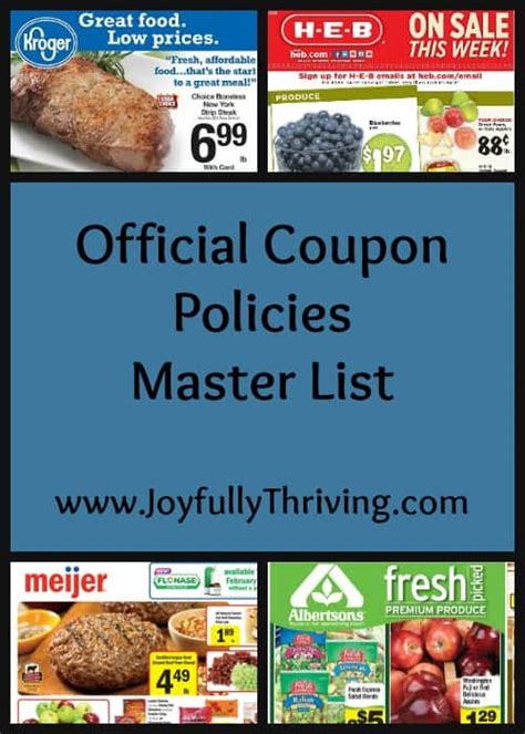 Coupon Policies for Food Stamps