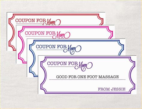 Coupon template gallery example 2