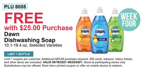 Coupons for Printable Dish Soap