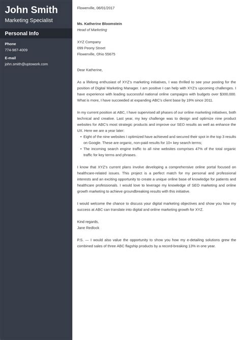 cover letter template download