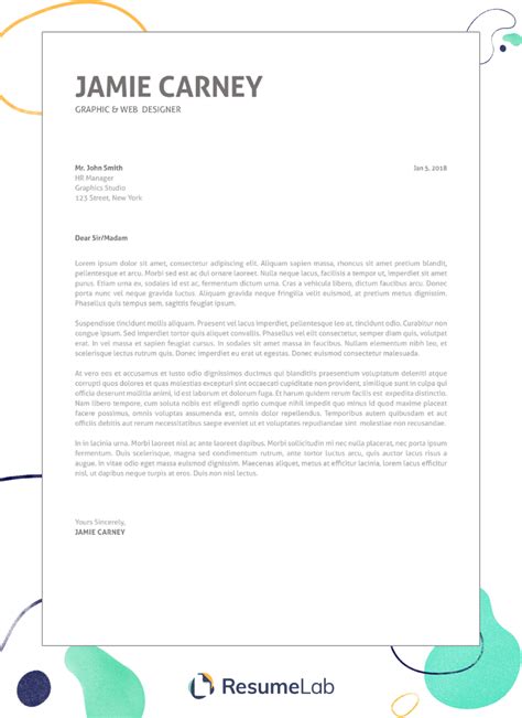 Cover Letter Template Word