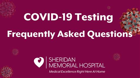 A list of frequently asked questions about COVID testing