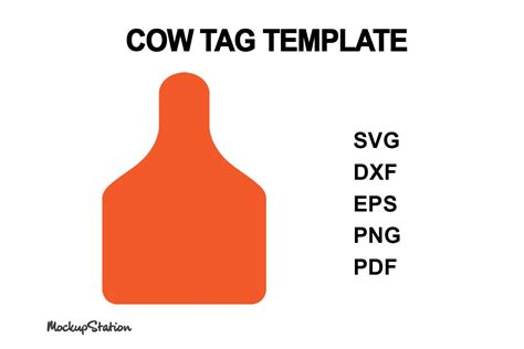 Cow Ear Tag Template Design Essentials