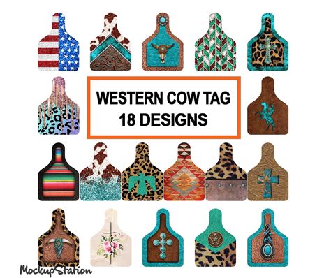 Cow Ear Tag Template Design Example 10