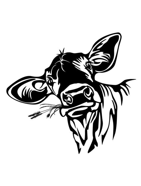 Cow Stencil Printable Templates