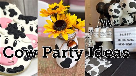 Cow-Themed Party Crafts