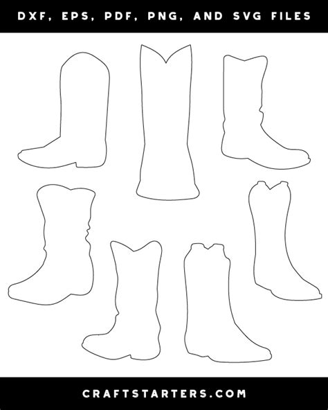 Cowboy boot pattern image