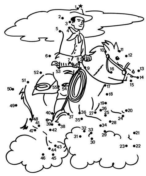 Cowboy Dot to Dot