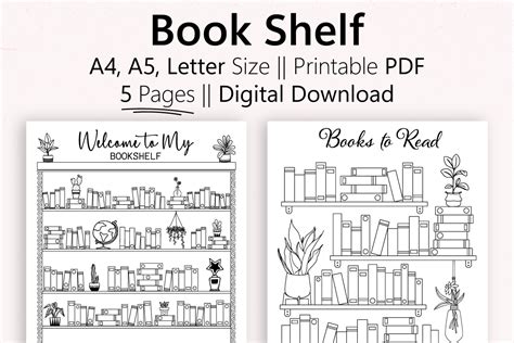 Cozy Bookshelf Template