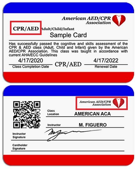 Benefits of carrying a printable CPR card