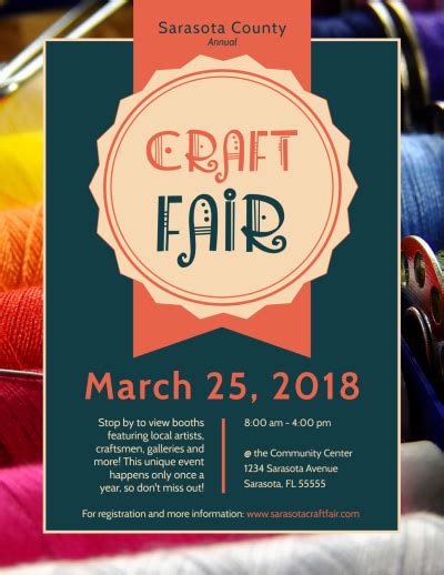 Craft Fair Flyer Design 10