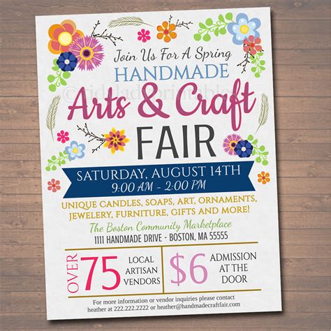 Craft Fair Flyer Design 1