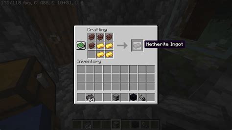 Crafting Netherite Ingots