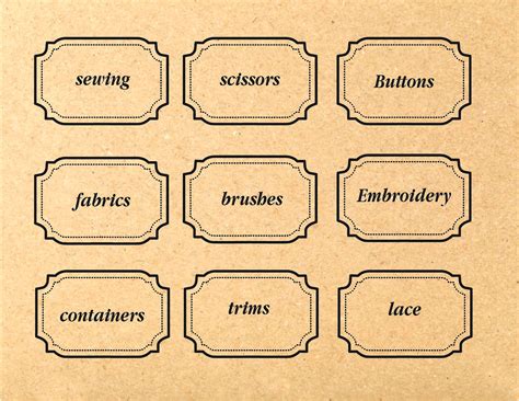 crafting labels