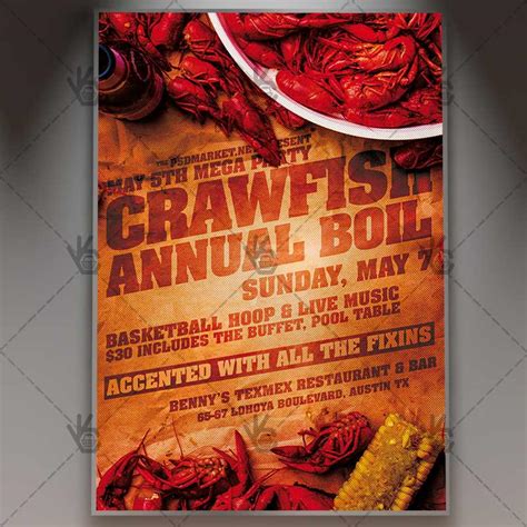 Crawfish Boil Flyer Ideas