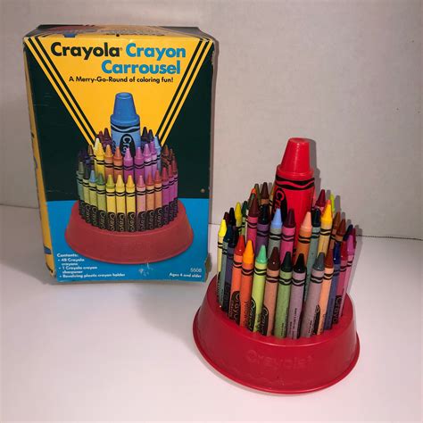 Image of a crayon carousel