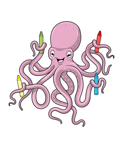 Crayon eating octopuses