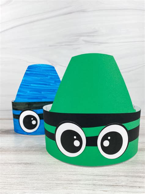 Crayon Hat Template Craft Example