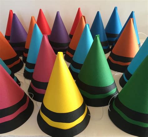 Crayon Hat Template Design Example