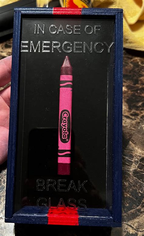 Crayon ingestion emergency