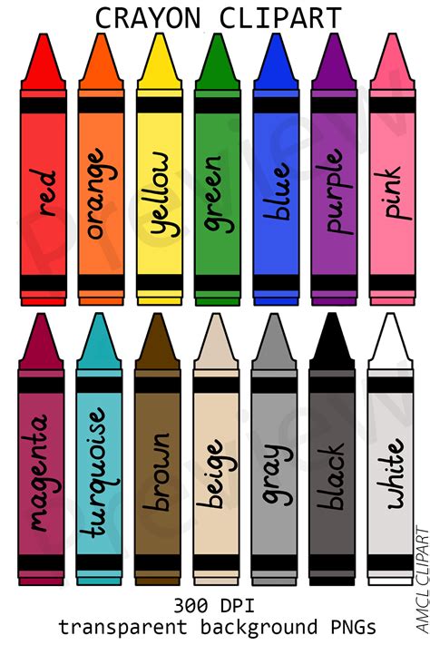 Image of printable crayon labels