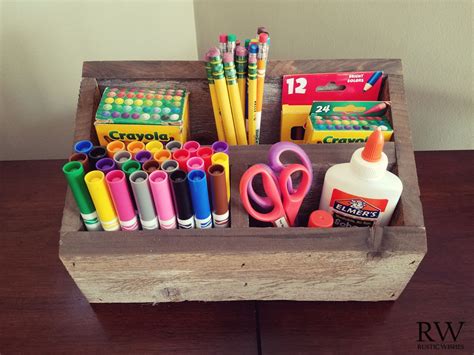 Image of a crayon storage solution