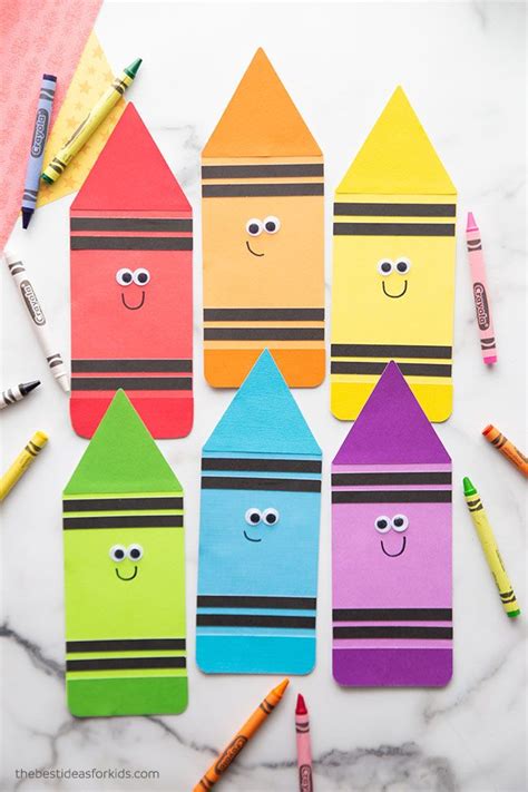 Crayon Template for Preschoolers