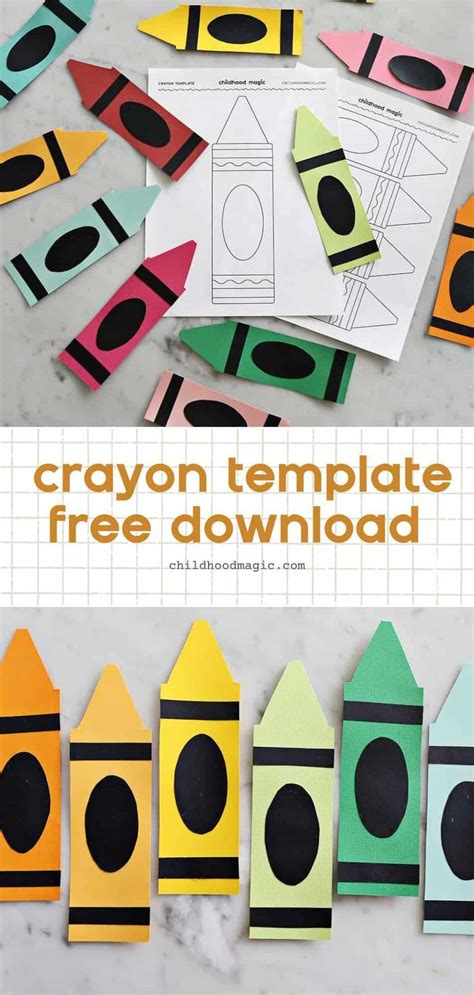 Crayon Template Ideas for Educational Content